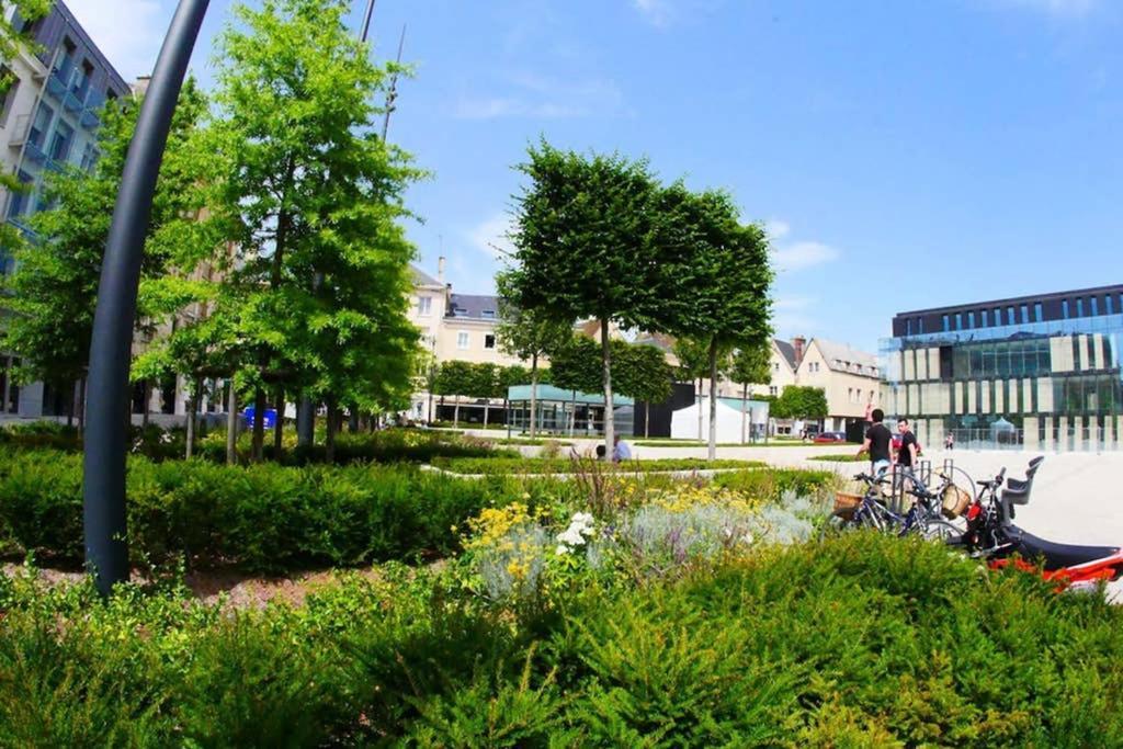 Chartres Coeur De Ville, Beau 2 Pieces Chaleureux Et Lumineux,Parking Et Wifi ! Exterior photo